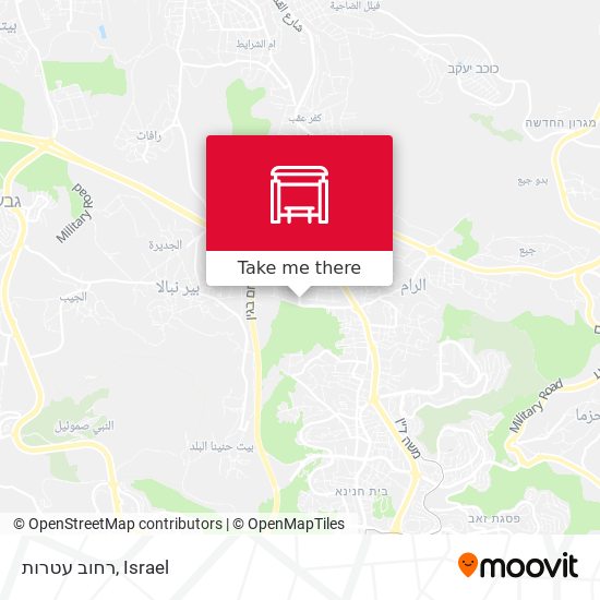 רחוב עטרות map