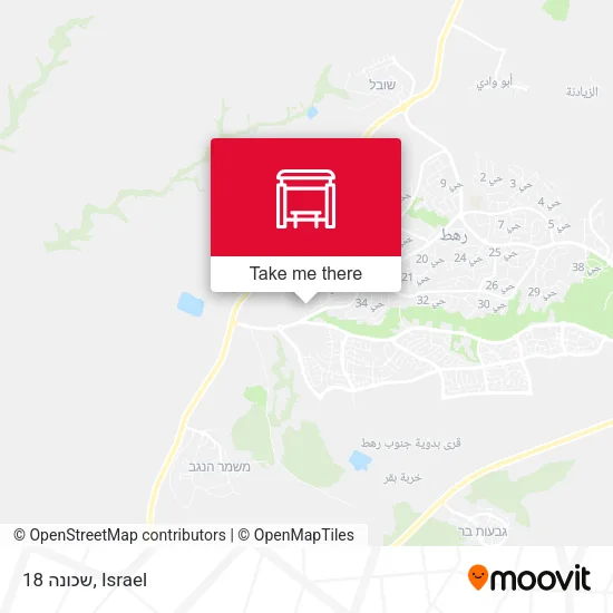 Карта שכונה 18