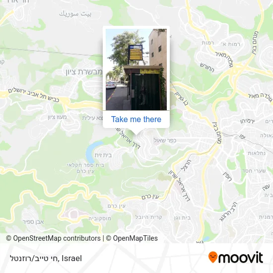 חי טייב/רוזנטל map