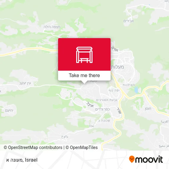 Карта מעונה א