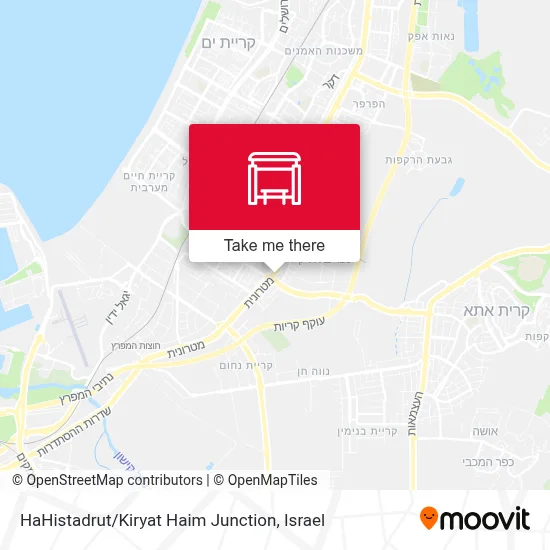 HaHistadrut / Kiryat Haim Junction map