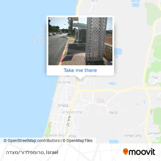 טרומפלדור/מצדה map