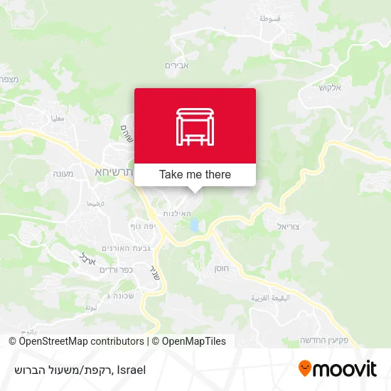 Карта רקפת/משעול הברוש