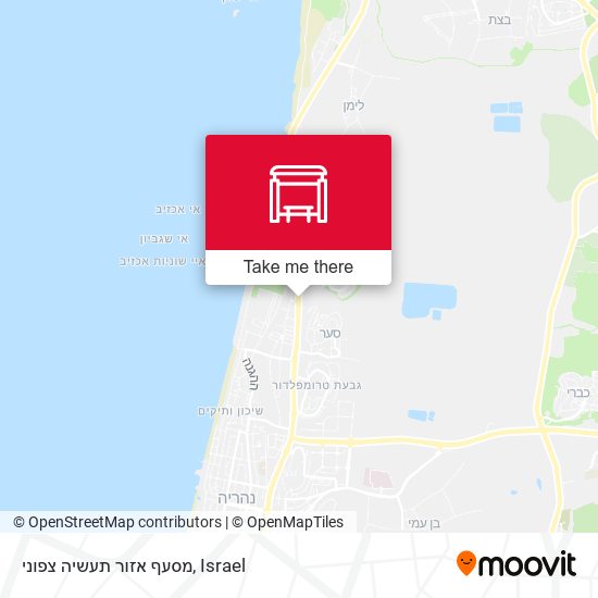 מסעף אזור תעשיה צפוני map