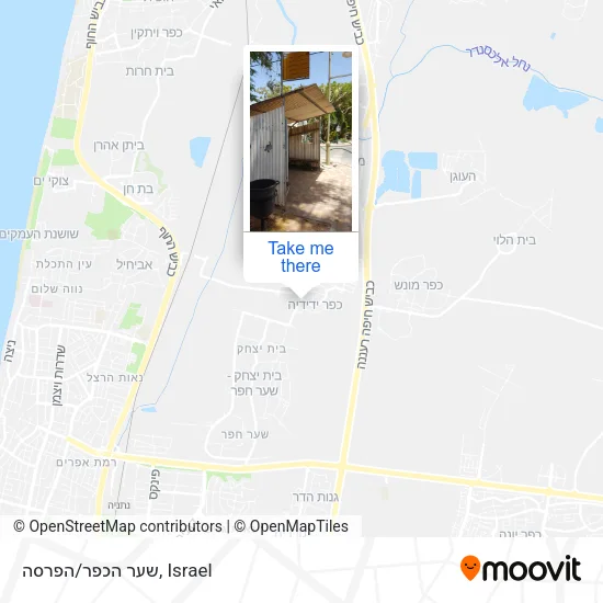 Карта שער הכפר/הפרסה