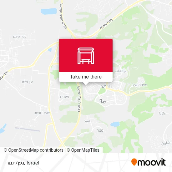 גפן/תמר map
