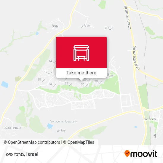 Карта מרכז פיס