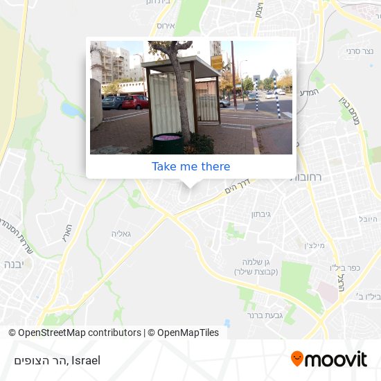 הר הצופים map