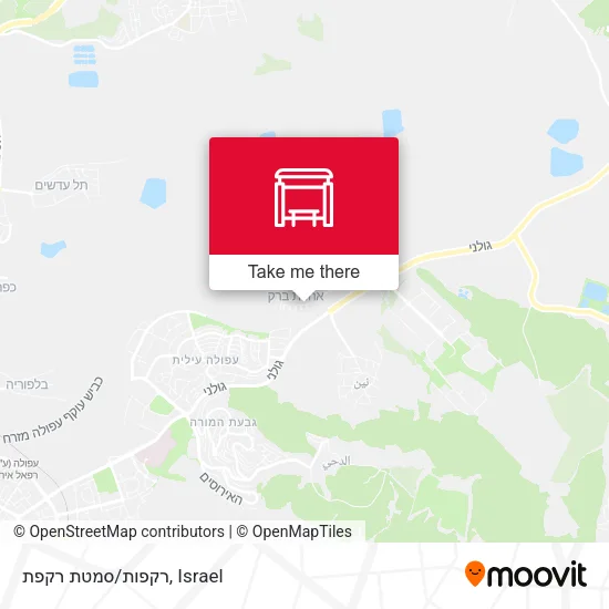 Карта רקפות/סמטת רקפת