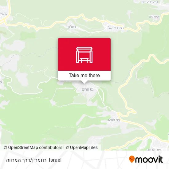 Карта רוזמרין/דרך המרווה