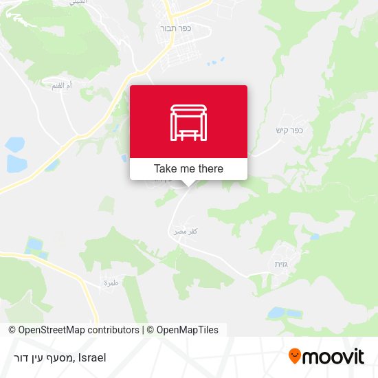 מסעף עין דור map