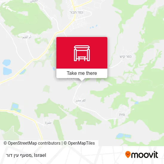 Карта מסעף עין דור