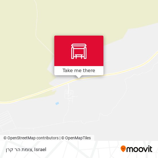צומת הר קרן map