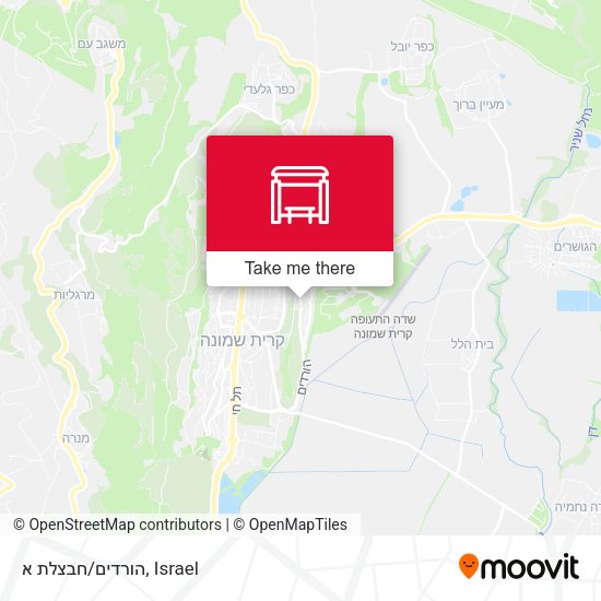 הורדים/חבצלת א map