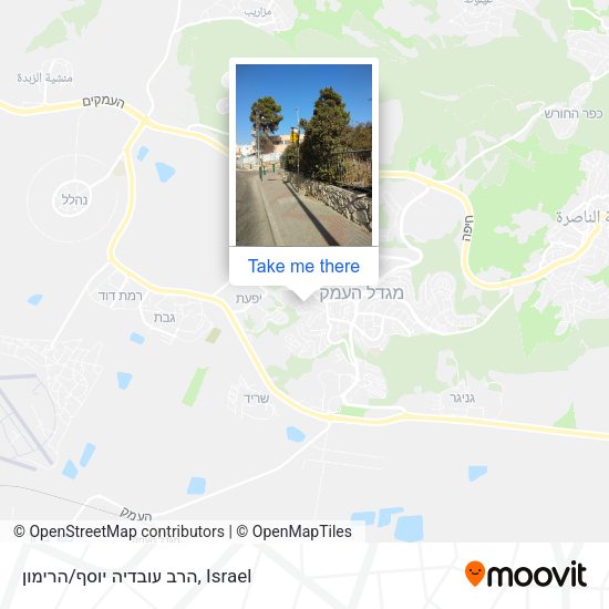 הרב עובדיה יוסף/הרימון map
