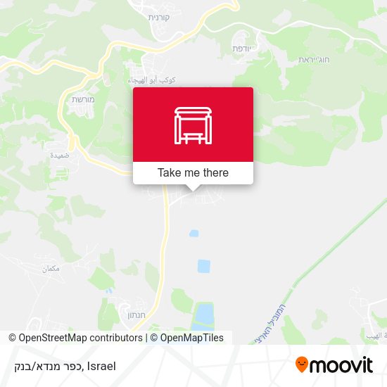 כפר מנדא/בנק map
