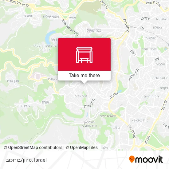 Карта טהון/בורוכוב