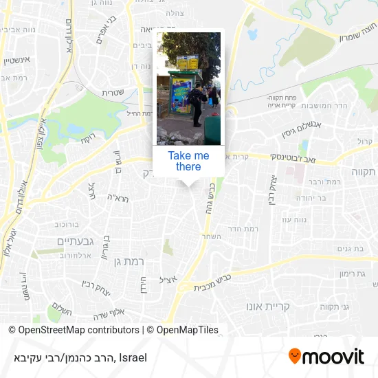 Карта הרב כהנמן/רבי עקיבא
