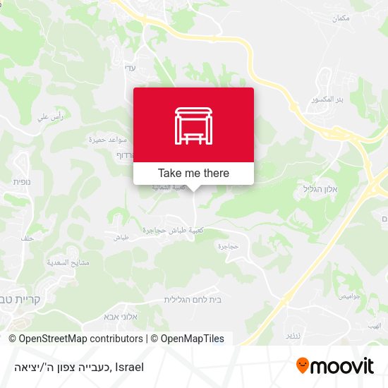 כעבייה צפון ה'/יציאה map