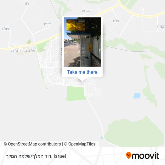 דוד המלך/שלמה המלך map