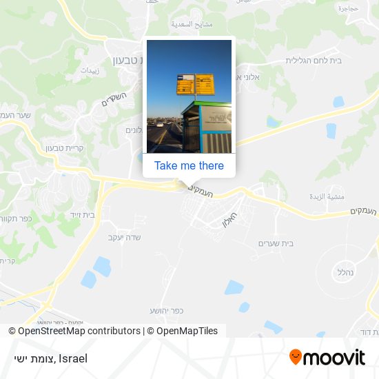 צומת ישי map