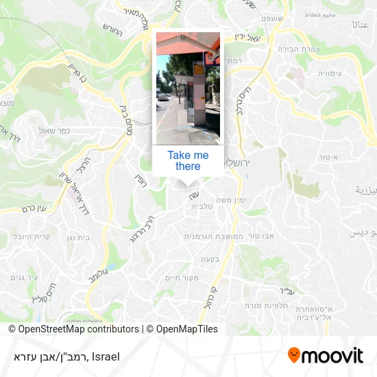 Карта רמב''ן/אבן עזרא