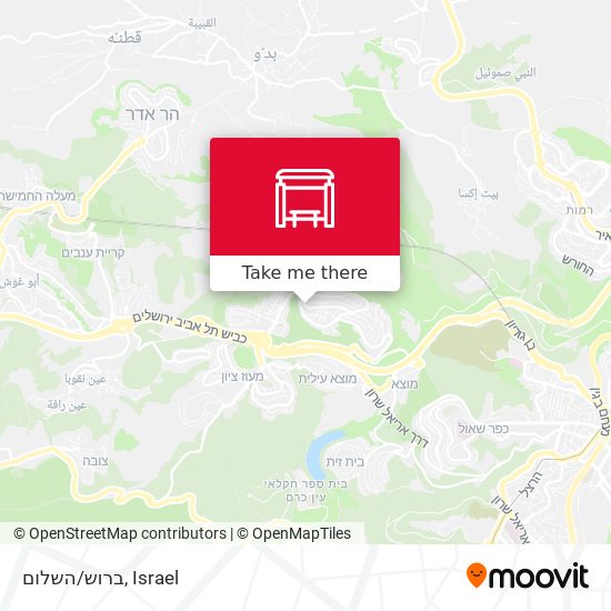 ברוש/השלום map