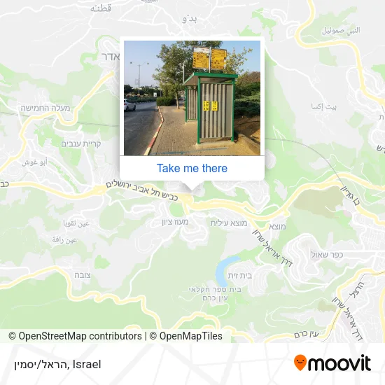 הראל/יסמין map