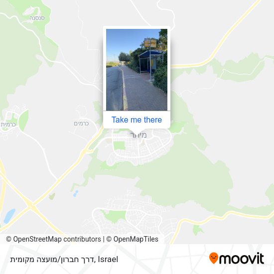 דרך חברון/מועצה מקומית map