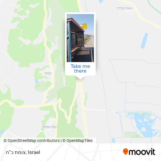 צומת כ''ח map