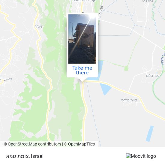 צומת גומא map