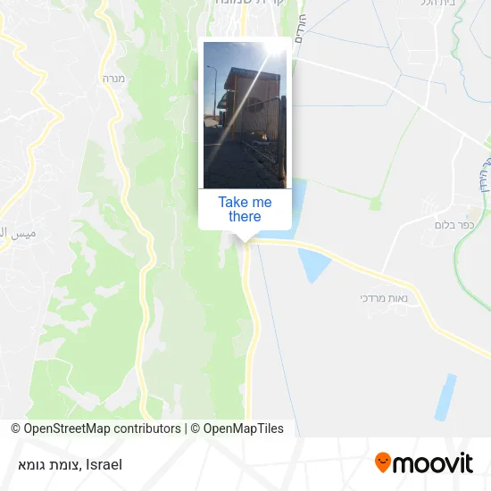 Карта צומת גומא