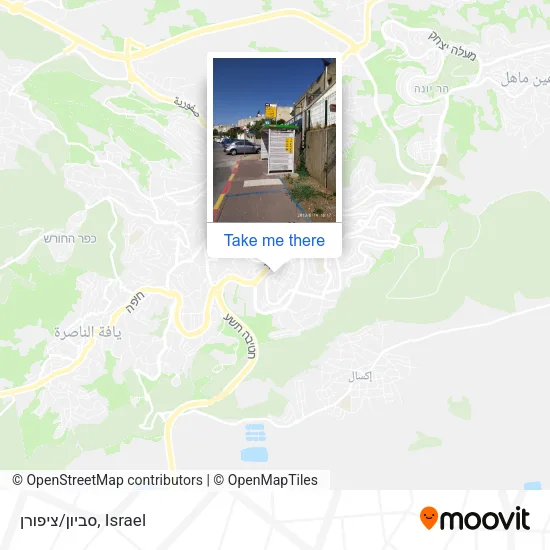 סביון/ציפורן map