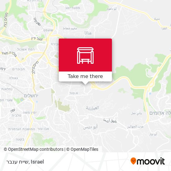 שייח ענבר map