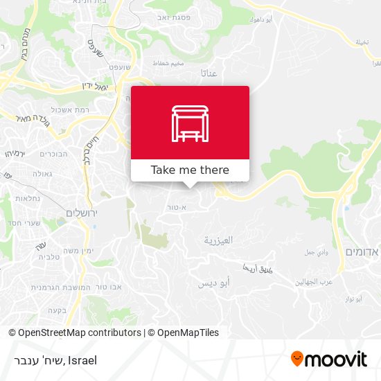 שיח' ענבר map