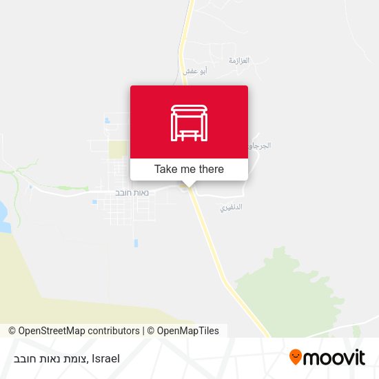 צומת נאות חובב map