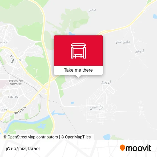 אורן/סיגלון map