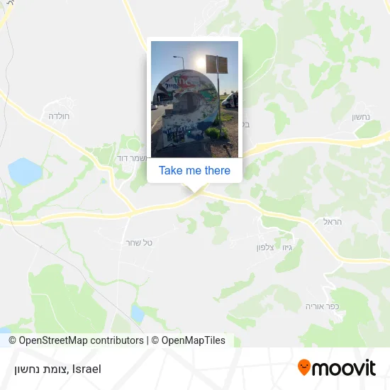 Карта צומת נחשון