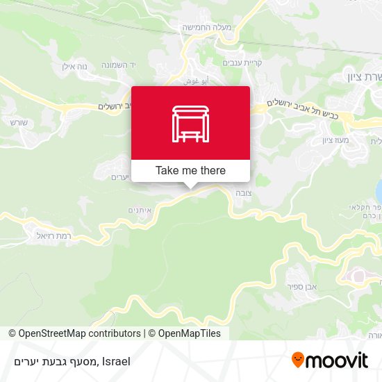 מסעף גבעת יערים map
