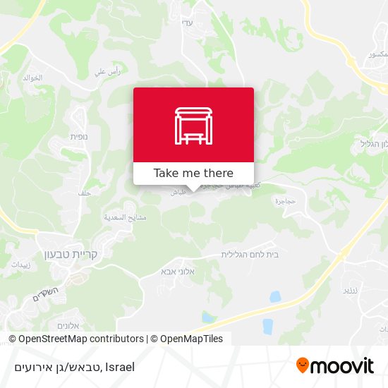 טבאש/גן אירועים map