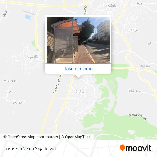 קופ''ח כללית צפונית map