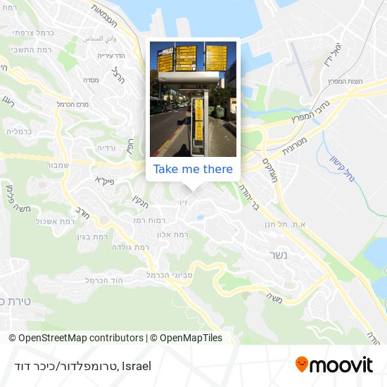 Карта טרומפלדור/כיכר דוד