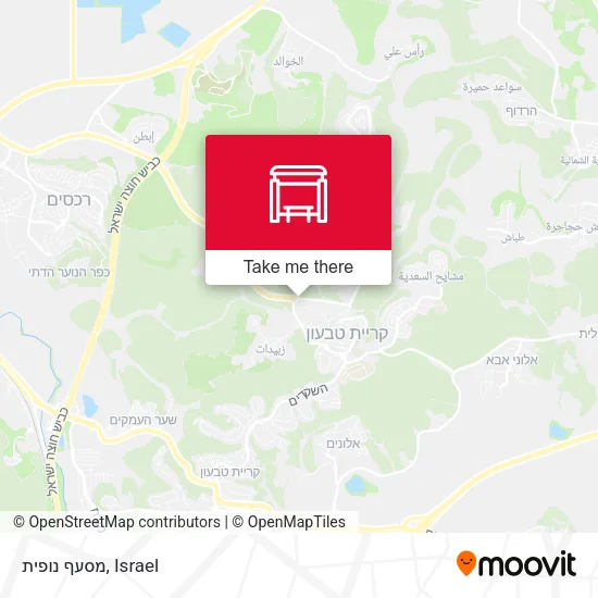 Карта מסעף נופית