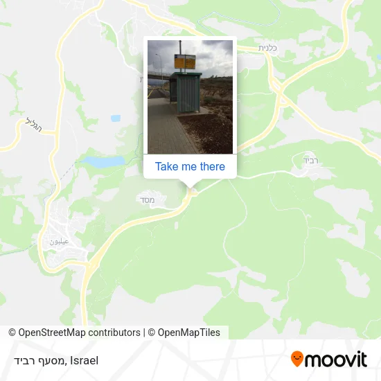 Карта מסעף רביד
