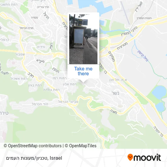 Technion/Student Dorms map