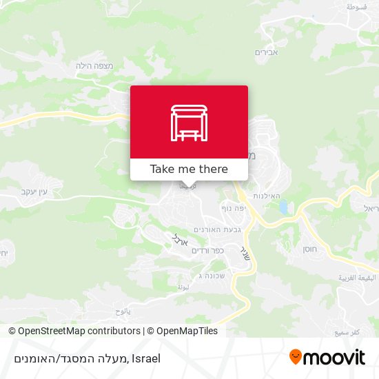 מעלה המסגד/האומנים map