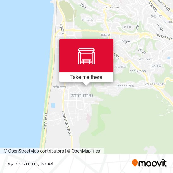 רמבם/הרב קוק map