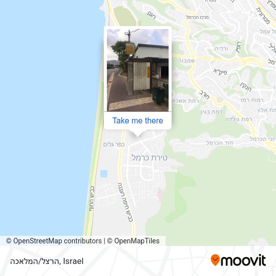 הרצל/המלאכה map