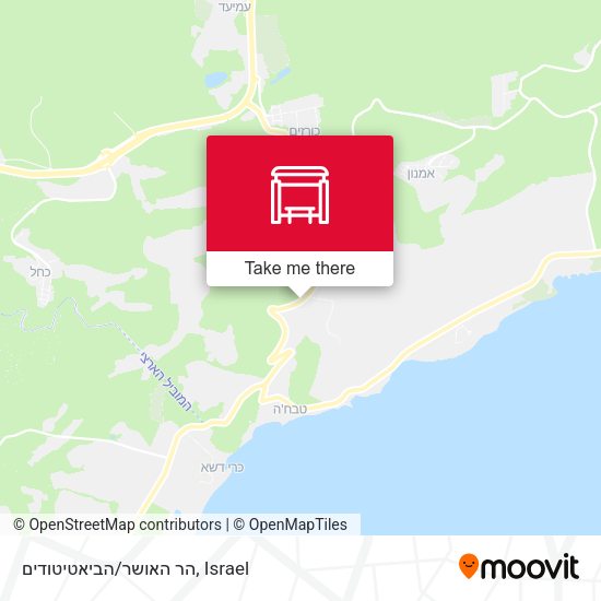 הר האושר/הביאטיטודים map