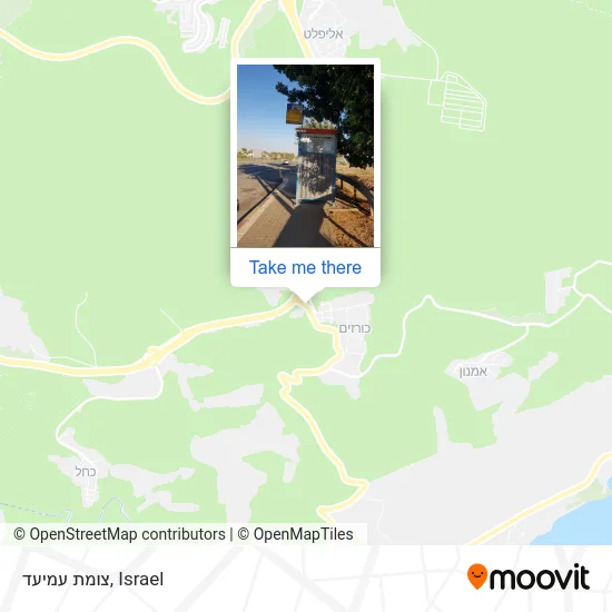 Карта צומת עמיעד